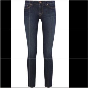 J Brand low rise pencil leg denim jeans